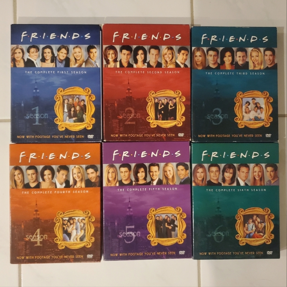 FRIENDS seasons 1-6 DVD box sets